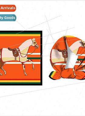 simulation silk scarf spring fall elders gift 53cm small squ