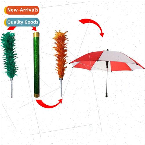 G1512 duster flower color changing umbrella   stage feather