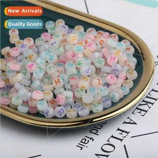 beads bead the children DIY acrylic letter flat dark Glow