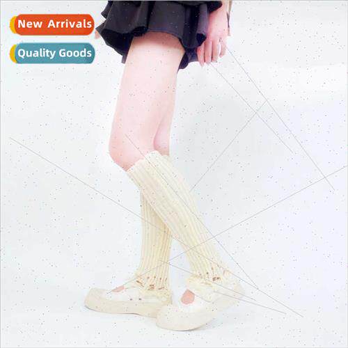 Autumn winter new wave wastel beggars hole tassel knted stac