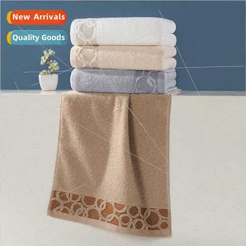 Cotton jacquard wide break towel absorbent not easy to fall
