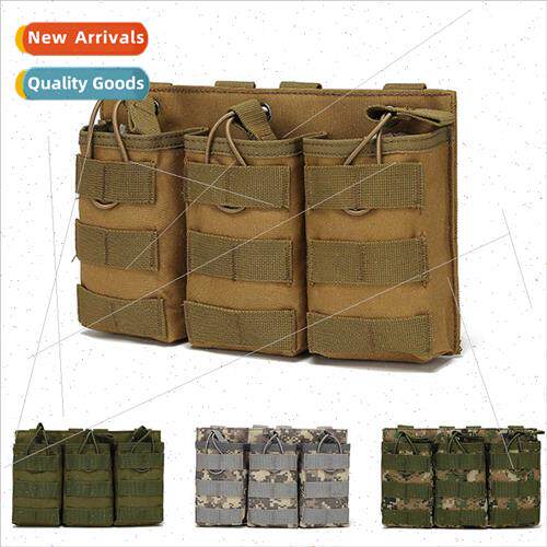 Triple Magazine Pouch Field Vest Molle Accessory Bag Tactica