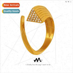 color loss triangle ins rin zirconia set Europe geometric