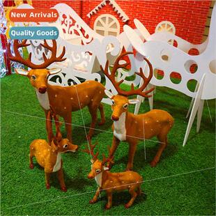 Christmas deer reindeer deer reindeer plush deer flocked dee