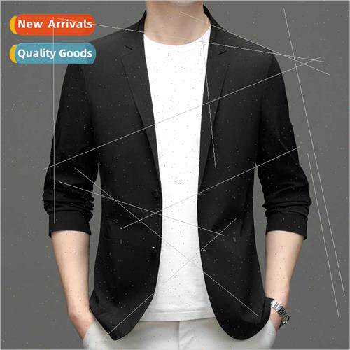 Men thin sun su men top ice silk spring summer fall casual s