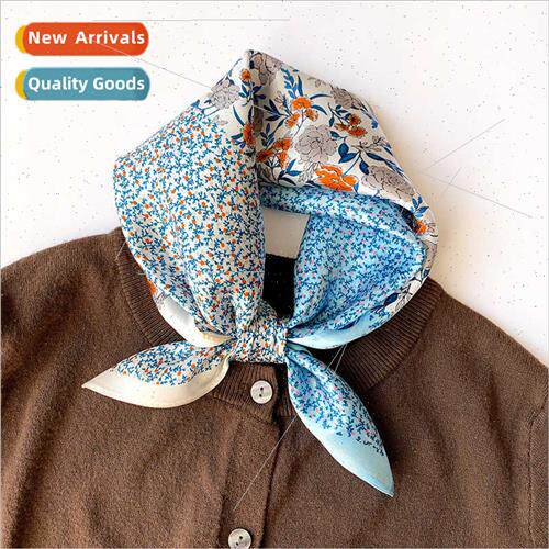 lk small square scarf silk scarf Mulberry silk neck versatil
