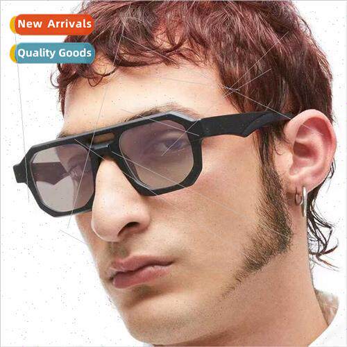 2024 new double beam square frame punk technology futuristic