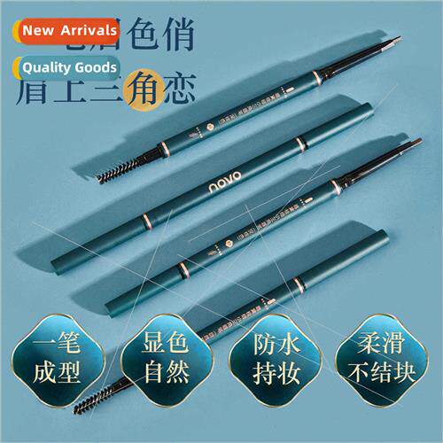 5384 Small Triangle Eyebrow Pencil One Shot Holding Colorful