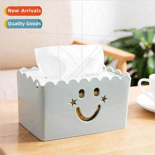 ving room household smiley tissue box coffee table desktop d
