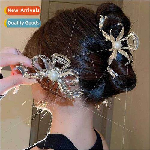 Bow Grab Clip Women Large Premium Feeling Hair Clips Headdre