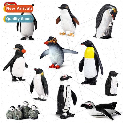 mulation model set toy arctic penguin emperor penguin static