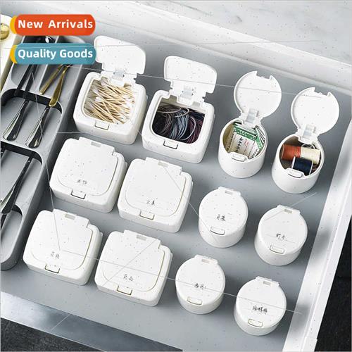 Japan simple dustproof storage box lid earrings jewelry box