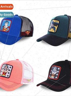 High Batman Superman Pop-Up Snapback Cotton Baseball Cap Men