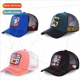 High Batman Superman Pop-Up Snapback Cotton Baseball Cap Men