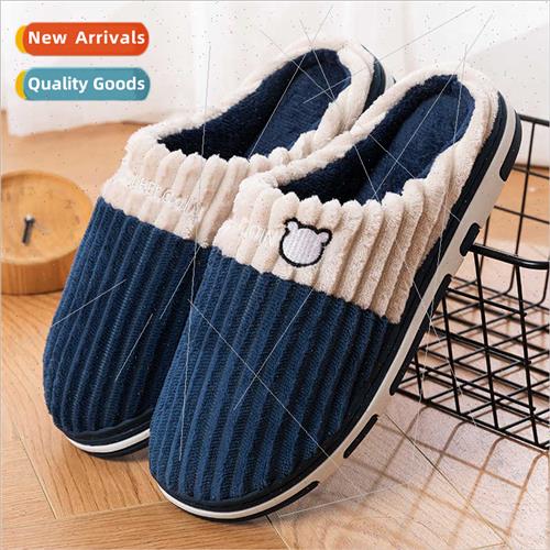 Cotton slippers home indoor fall winter men women couples ho