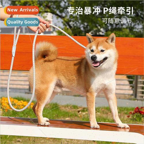 Dog Leash One pcs Adjustable Explosion-proPunch Dog Walker P