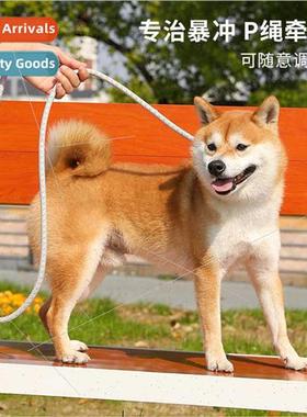 Dog Leash One pcs Adjustable Explosion-proPunch Dog Walker P