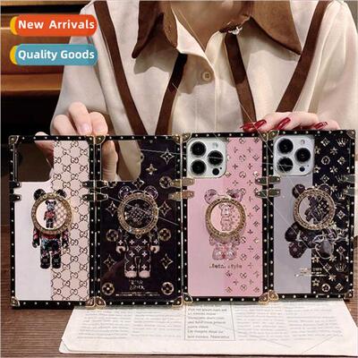 适用iPhone 15 tide violent bear 14promax phone case apple 12