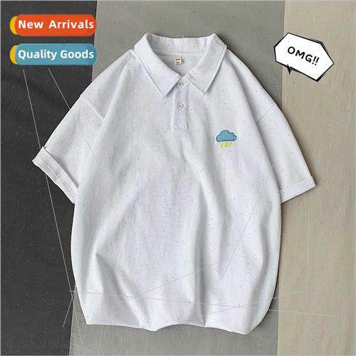 2022 summer new men casual short-sleeved polo shirt HK men w