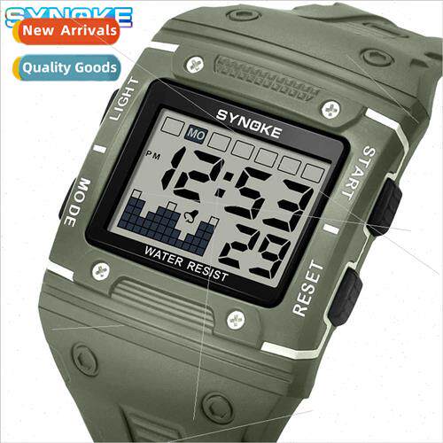 Student electronic watch waterproof men multifunctional outd