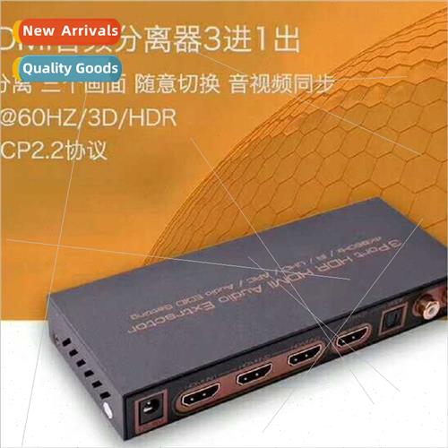 Aisen HDMI Swcher 3 in 1 out HDR 4:4:4 Version 2.0 4K/60Hz H