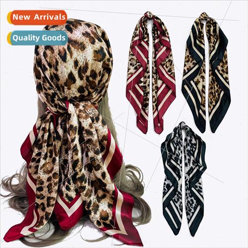 2021 new simulation silk scarf women 90*90CM square scarf  A