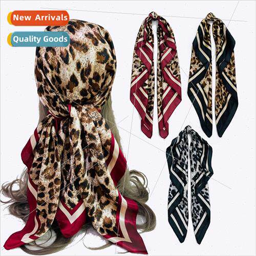 2021 new simulation silk scarf women 90*90CM square scarf  A