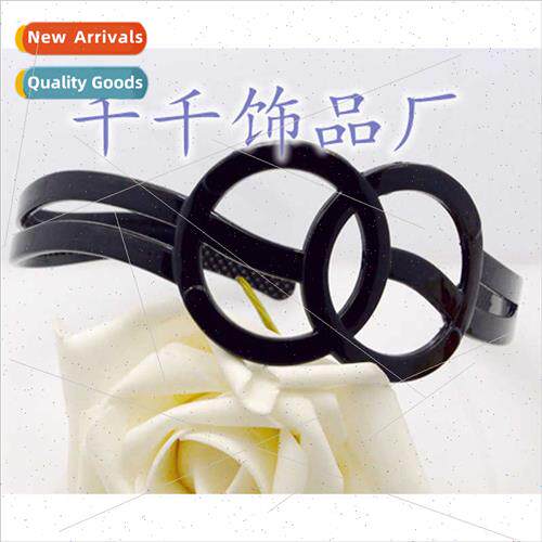 Wide Korean female headdress hair band wide edge -slip simpl