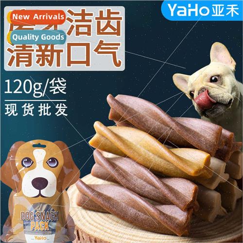 Yahoos Dog Teethers 120g Mixed Flavor Duplex Chicken Beef Mi