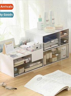 ins desktop organizer acrylic drawer multi-compartment cosme