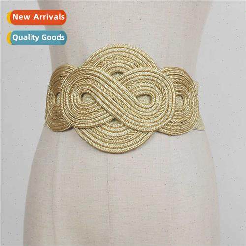 Fashion retro elastic elastic waistband women skirt jumper w