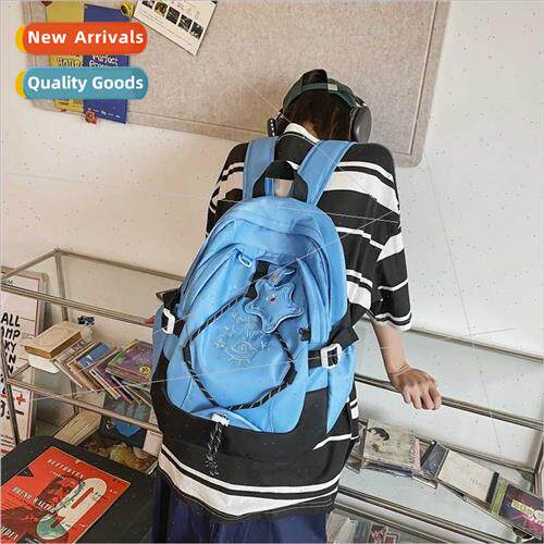 Schoolbag female Japan ins high value Mori collision colour