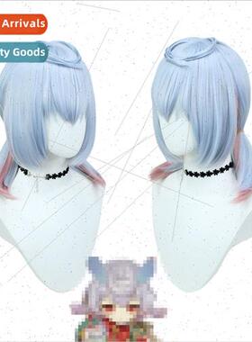 Melusine gmund cos wig simulation scalp mixed fluffy silk do