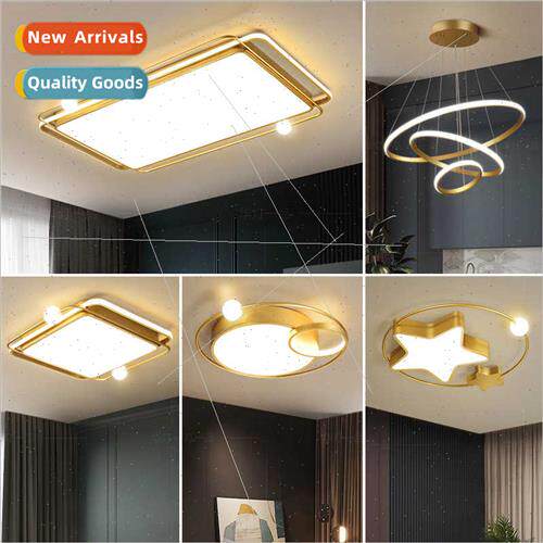 Scandinavian light luxury LED living room lights gold whole