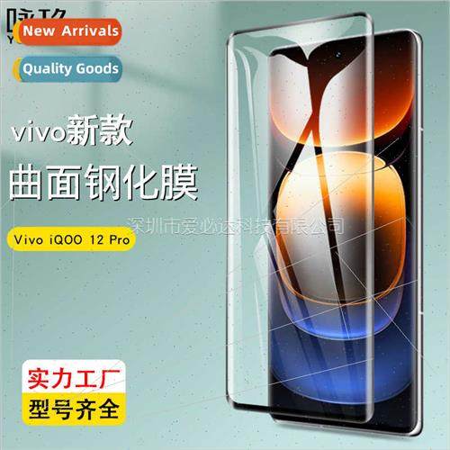 适用 vivo iQOO 12 Pro full screen curved 3D tempered film iq