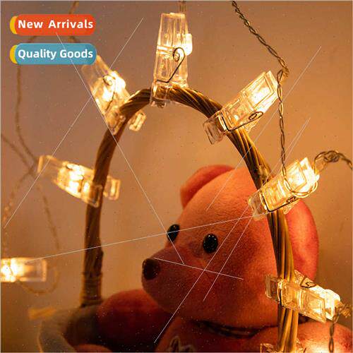 led photo clip light string indoor ambience clip light dormo