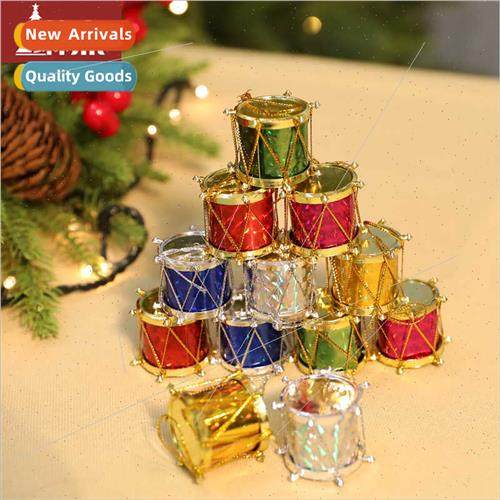 Christmas 3CM colorful snare drum Christmas decorations ratt