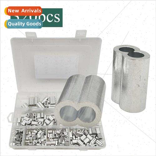 320pcs boxed Aluminum Sleeve 1.2-6.0mm Aluminum Buckle Alumi