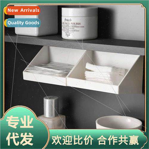 Transparent wall-mounted mirror cabinet organizer bathroom d