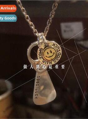 Vintage cans hanging ring pendant men GOODLUCK lucky pull ri