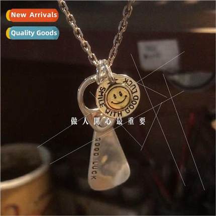 Vintage cans hanging ring pendant men GOODLUCK lucky pull ri