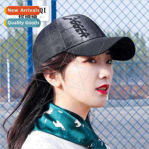 summer sun hat ladies nd spray print glter baseball cap fash