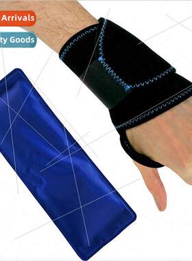 Microwaveable Reusable Wrist Ice Gel Pack wh Support Bracket