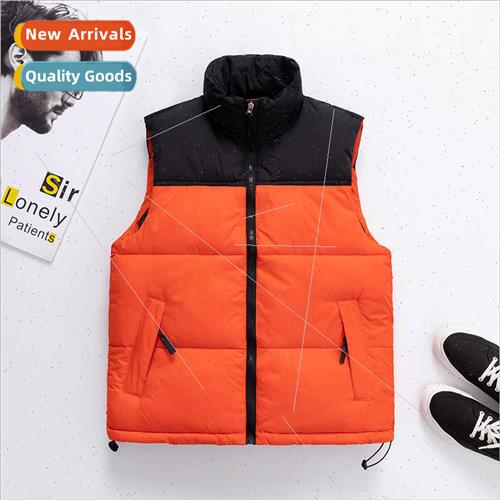 Groups print men women down cotton vest printing printing lo