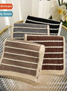 2022 fall winter new knted imation cashmere scarf female wil