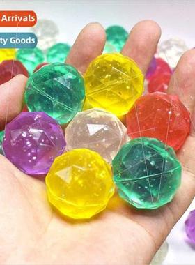 No.32 30MM mixed color diamond bouncy ball coin operated Twi