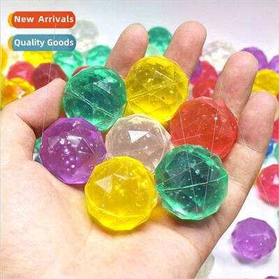 No.32 30MM mixed color diamond bouncy ball coin operated Twi