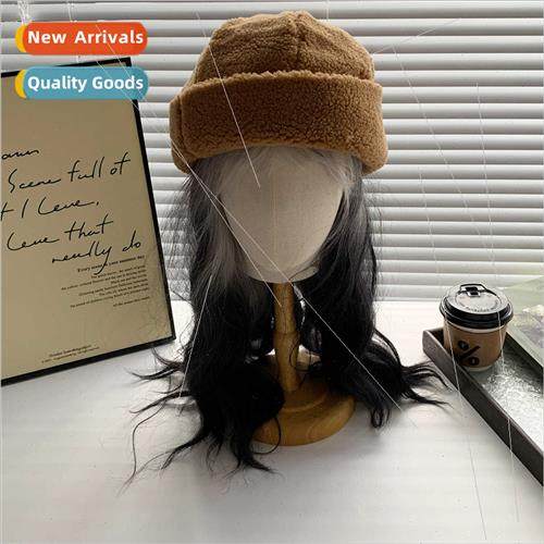 Retro winter lambswool hip-hop landlord cap men Korean  hund