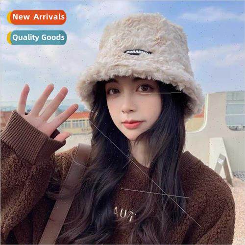 Fisherman hat children fall winter 2023 new padded warm Kore