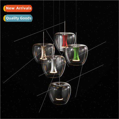 Modern simple glass lamps lanterns living room bedroom decor